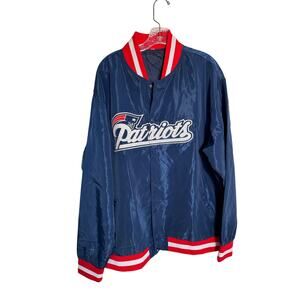 Unbranded New England Patriots Mens Button Up Windbreaker Jacket Size 3XL